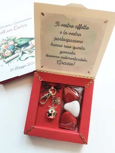 Portachiavi laurea scatole - portachiavi,
