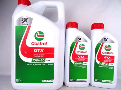 Olio castrol 10w40 gtx - 10w40,