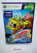 SPONGEBOB SURF & SKATE ROADTRIP XBOX 360 GIOCO USATO PER Italiano PAL X KINECT