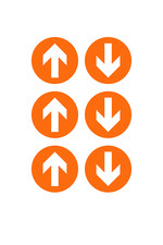 Kit 6 Frecce adesive 20x20 cm