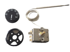 Termostato a Bulbo Capillare Regolabile da 50 a 300 C° per Stufa Pellet Caldaia