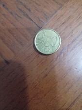 moneta 50 cent 2007 Italia ottimo stato