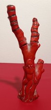 Scultura Corallo Bambù Anni