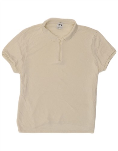 Polo uomo zara media bianca - zara,