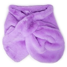 Stola donna lilla pelliccia