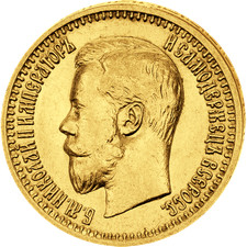 Moneta oro 7,5 rublo d'oro