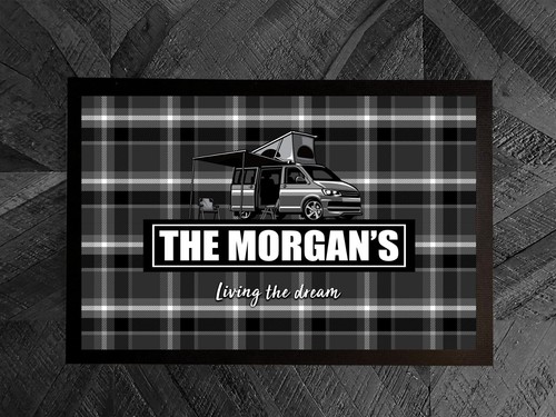 Personalised campervan mat - personalised,