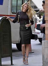 Nuova Gonna A Matita In Pelle