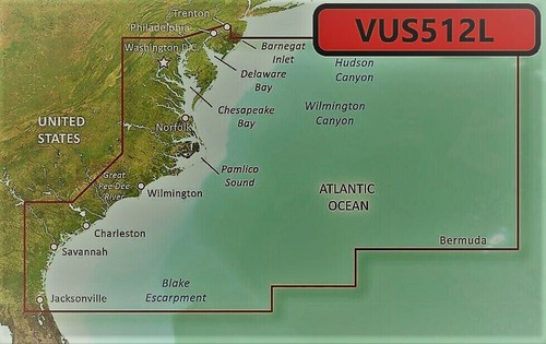 Mappa bluechart vus512l - mappa, g2