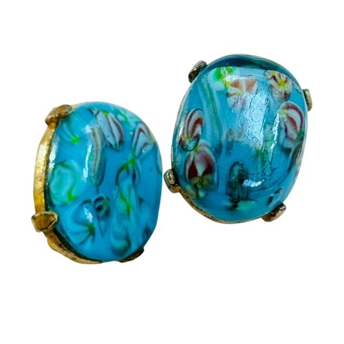 Orecchini vintage murano candy - vintage,