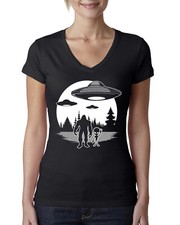 Silhoutte UFO Aliens Sasquatch