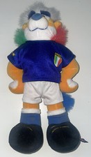 Peluche Trudi Mascotte leone Nazionale Calcio Italiano Mondiali 2006 Collezione