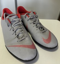 NIKE scarpe calcio MERCURIAL grigio/rosso taglia 44!!