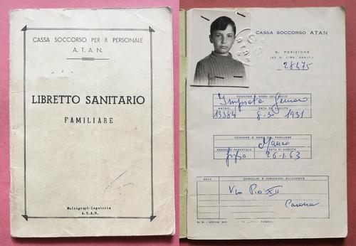 Libretto sanitario familiare - libretto,