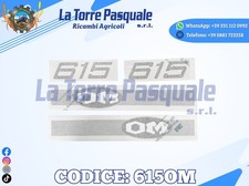 ADESIVI DECALCOMANIA TRATTORE