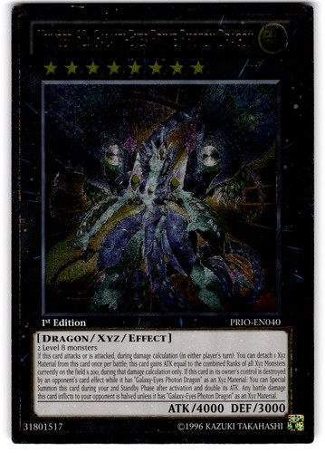Yugioh number galaxy eyes - number, 62: