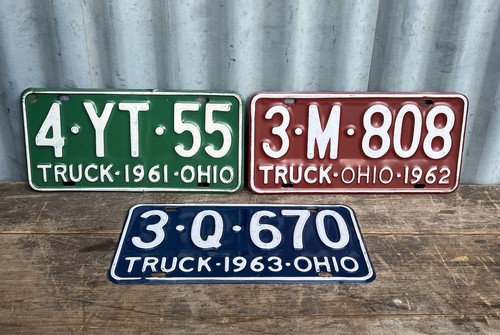 Vintage 1960s ohio truck - 3x,