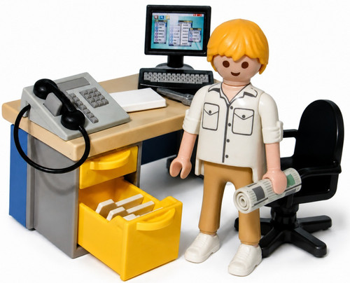 Playmobil lotto mobili ufficio - mobili,