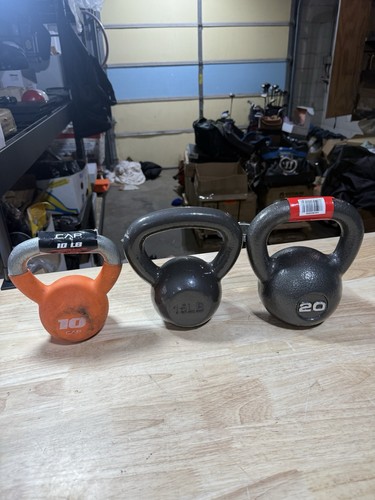 Set kettlebell libbre 15 - kettlebell,