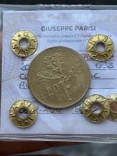 NL* ITALIA 20 Lire Bronzital 1958 FDC FIOR DI CONIO Perizia