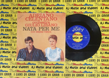 LP*45 7"ADRIANO CELENTANO GIULIO LIBANO Nata per me Non essere timida 1961 JOLLY