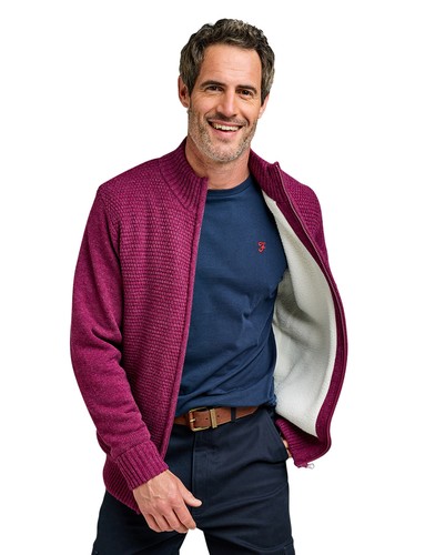 Giacca uomo sherpa foderata