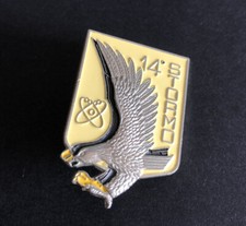 Vecchio Distintivo Spilla 14 Stormo Aeronautica Militare Smaltata Pin