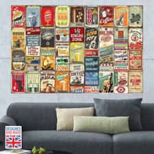 PANNELLO DECORAZIONE PARETI TARGHE COMPONIBILI ADESIVE RIMOVIBILI