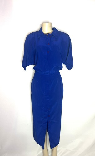 Abito vintage maggy london blu - london,