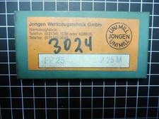 19 inserti JONGEN FP 25 P25M
