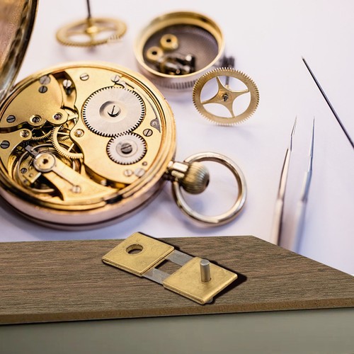 Orologio classico metallo - orologio, in