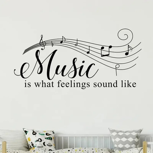 Adesivo murale vinile con - in,