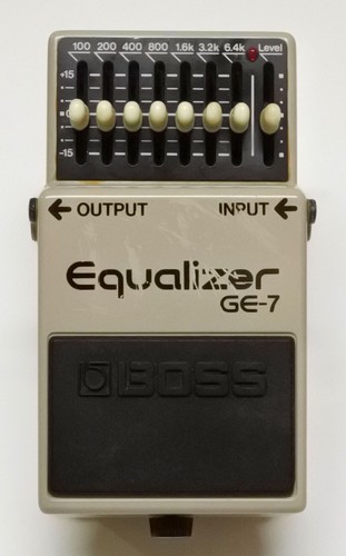 Boss equalizzatore pedale - ge-7,