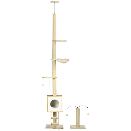 Pawhut torre per gatti - gatti, con
