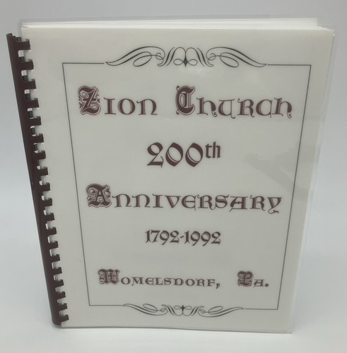 Zion church 200th anniversary - zion,