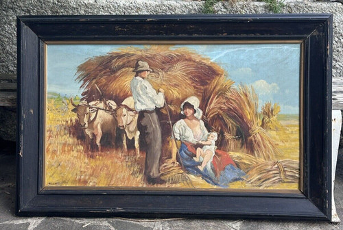 Antico quadro olio - ad,