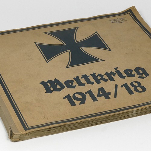 German ww1 cigarette album - german,