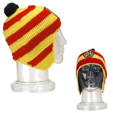 LIB TECH surf skateboard snowboard BANANA FLAP BEANIE giallo/rosso nuovo con etichette