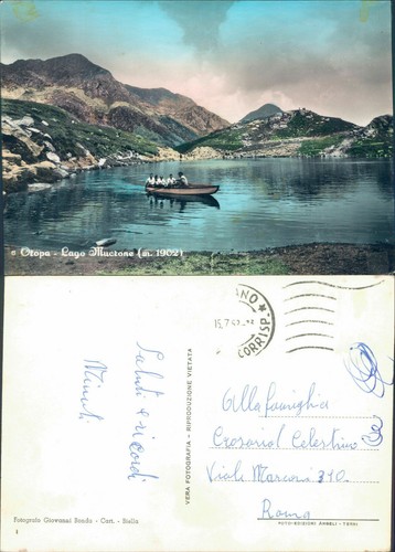 Oropa lago mucrone con - canoa, e