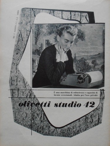1941 olivetti macchina - 1941, da