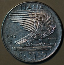 Italia 50 Centesimi 1942 XX