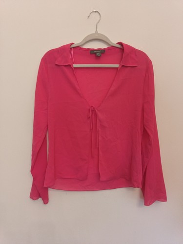 Camicetta chiffon rosa caldo