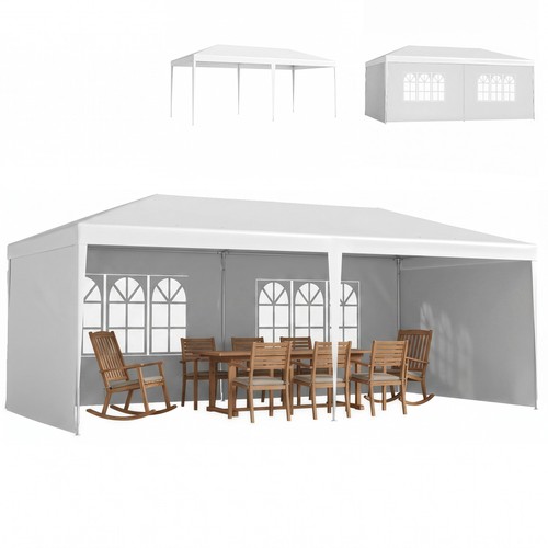 Outsunny gazebo giardino 6m - gazebo,