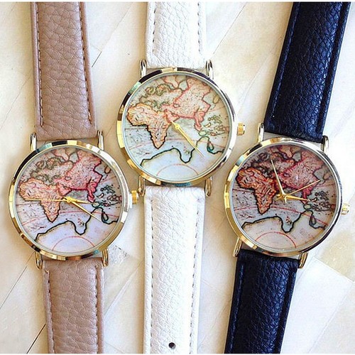 Orologio mappamondo polso - mappamondo,