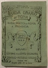 GUIDA ORARIA DI ROMA VII 1929