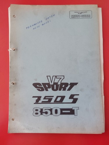 Manuale dati tecnici usato