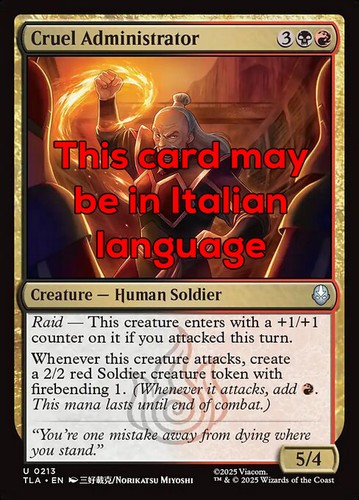 Mtg cruel administrator foil - mtg,