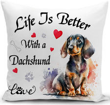 Bassotto Cane Federe Cuscini