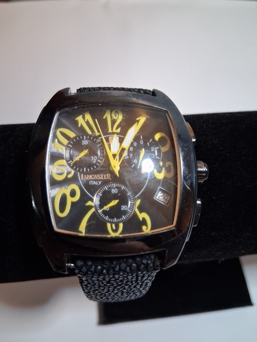 Orologio lancaster uomo giallo - lancaster,