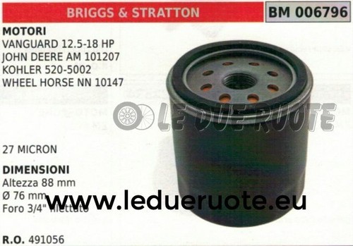 276217536 filtro olio motore - filtro,